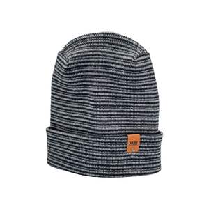 Bonnet moderne à revers contrastés en tricot Theta, fabriqué aux États-Unis, design breveté - Gris/Bleu pour les accessoires de sports d'hiver - Product Image 1