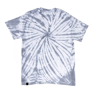<b>Men's</b> <b>Tie</b>-Dye Short Sleeve O-Neck T-Shirt Regular Fit Casual Woven Fabric Blue <b>Black</b> Pattern Design - Product Image 1