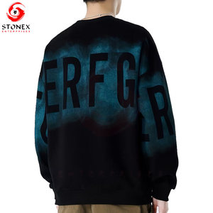 T-shirt Homme Vintage Personnalisé à Manches Longues, Délavé à l'Acide, Coupe Oversize, Grammage Lourd, 100% Coton Écologique Respirant, Effet Vieilli, Haute Qualité - Product Image 2