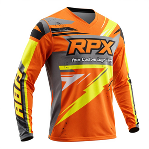 Maillots de course moto sublimés personnalisés de qualité supérieure, équipement de motocross, vêtements de course automobile, maillot de motocross à manches longues - Product Image 3