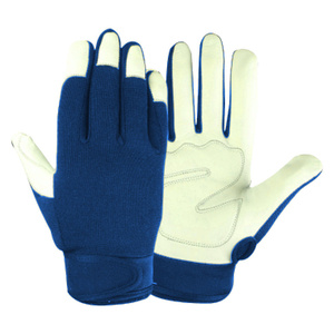 Heavy Duty Goat Grain Leather Safety Gloves Industrial Construction Reinforced Impact Resistant Mechanical Hand <b>Arm</b> Protection - Product Image 4