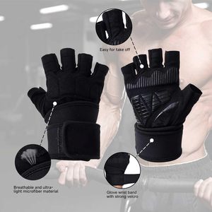 Gants de fitness Precision Fit offrant une stabilité du poignet avec sangle, protection respirante de la paume, gants anti-humidité pour la salle de sport - Product Image 2