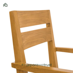 High Quality Comfortable <b>Stackable</b> Solid Teak Wood <b>Dining</b> Villa <b>Chair</b> Outdoor Modern Design Waterproof Durable Eco-Friendly - Product Image 5