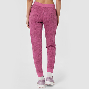 Women Knitted Jogger Pants High Waist Solid Color Drawstring <b>Ankle</b>-Length Casual Autumn Wear Spandex Cotton Blend Breathable - Product Image 2
