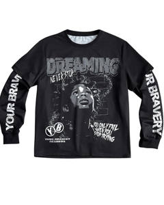 T-shirt en coton tricoté 100 % vierge de 300 grammes, imprimé sur mesure, de qualité supérieure, coupe ample à épaules tombantes, manches courtes, respirant, col rond - Product Image 1