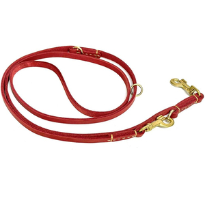 Laisse pour chien en cuir de qualité supérieure, fabriquée en usine avec des décorations rivetées, faible MOQ, pour usage extérieur, en vente. - Product Image 4
