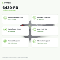 Batterie au lithium-ion NCM X-POWER XP-S600 72V 30Ah 2160Wh avec BMS Bluetooth intelligent et boîtier métallique pour moto électrique et vélo électrique