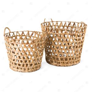 HONEYCOMB <b>Woven</b> <b>Basket</b> Water Hyacinth <b>Basket</b> Home Accessories Bathroom Laundry - Product Image 3