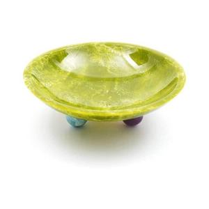 Elegante Frutero de Resina Marmoleada con Base Artística en Forma de Anillo, Centro de Mesa Decorativo de Lujo para Hogar, Hotel y Cocina - Product Image 1