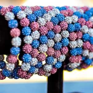 Jack and Jill Bling Bracelet <b>Set</b> Stackable Crystal <b>Beaded</b> Stretch Bangles Sparkly Fashion Jewelry for Women Girls - Product Image 2