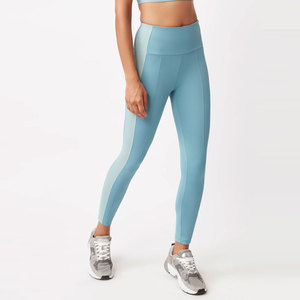 Pantalones de Yoga de Cintura Alta, Ecológicos, Económicos, de Alta Calidad, Personalizados, Transpirables, de Poliéster/Nailon y Spandex para Entrenamiento - Product Image 1