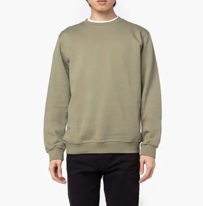 Sweat-shirt gris pour homme, sweat-shirt épais à col rond pour hommes, sweat-shirt imprimé pour hommes, chemises à manches longues, 100% coton, fabriqué au Pakistan - Product Image 4