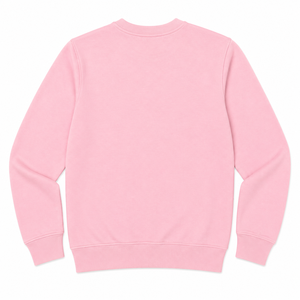 เสื้อสเวตเชิ้ตคอกลมสีชมพูสำหรับผู้หญิง AKA พร้อมตัวอักษรสีเขียวและลายตราสัญลักษณ์  เสื้อสเวตเชิ้ตปักลายเชนีล AKA - Product Image 5