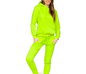 Survêtement décontracté à capuche pour femme, 100 % coton de haute qualité, grande taille, léger, respirant, antibactérien, séchage rapide, best-seller - Product Image 1