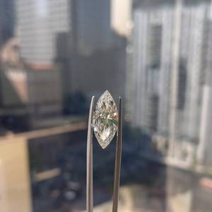 Diamant blanc de haute qualité E/F VVS, taille poire, diamant cultivé en laboratoire, pierre lâche certifiée IGI, prix par carat pour la fabrication de bijoux - Product Image 1