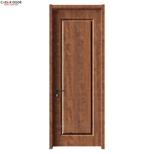 Nouvelle conception 2026 – Porte moderne en PVC/WPC, finition bois, étanche, pour salle de bain, hôtel, appartement, atelier – Vente en gros - Product Image 4