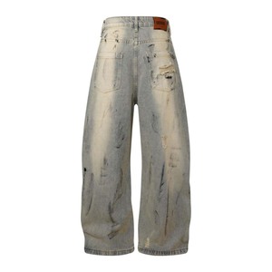 Jeans de Estilo Boyfriend Personalizados con Correa Ajustable, Transpirables, Impermeables, de Secado Rápido, Cintura Media, Tela Vaquera Ligera, Proveedor OEM - Product Image 2
