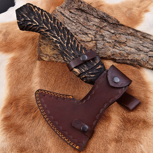 Wholesale Multi-purpose Use Different Color Rose Wood <b>Handle</b> High Carbon Steel Tomahawks Double Blade Industrial Grade <b>Axes</b> - Product Image 1
