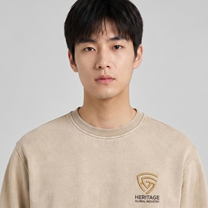 Sudaderas de Cuello Redondo de Manga Larga para Hombre al por Mayor, con Bordado Personalizado, Logotipo Personalizado, Sudaderas de Algodón para Hombre - Product Image 5