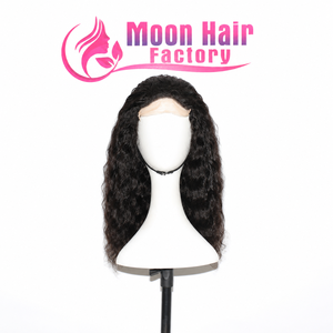 วิกผมแท้แบบอินเดีย Remy ลอนธรรมชาติ เนื้อนุ่มพลิ้วไหว  แบบติดกาวด้านหน้า  ให้ความรู้สึกเหมือนหนังศีรษะจริง  จัดทรงสำเร็จ  หนาเต็มศีรษะ - Product Image 3