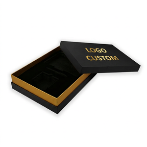 Custom High-End Eco-Friendly Biodegradable Handmade Rigid Paperboard Gift Box UV Coating Logo Printing for Jewelry Pens <b>Watches</b> - Product Image 1