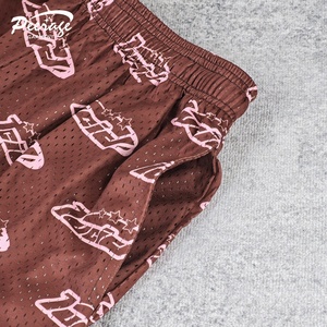 Manufacturer Custom Men's Gym Basketball Sport <strong>Shorts</strong> Sublimation <strong>Double</strong> Single <strong>Layer</strong> Polyester 5 Inch <strong>Mesh</strong> <strong>Shorts</strong> for Men Kids - Product Image 6