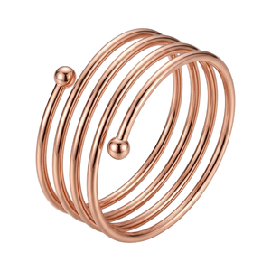 Elegant Rose Gold Laser Cut Metal Napkin Rings Hollow Out Flower Design Napkin Holder For Banquet And <b>Party</b> <b>Table</b> Decoration - Product Image 5