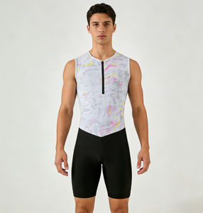 Breathable Durable Lightweight Quick Dry Windproof Plus Size <b>Men</b> <b>Tri</b> Suit OEM Custom Adults Cycling Clothing Eco-Friendly - Product Image 4