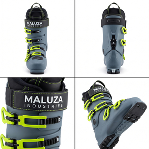 Botas de Esquí Alpino de Invierno Térmicas e Impermeables Personalizadas OEM de MALUZA INDUSTRIES para Hombre, Forradas de Lana, Cierre de Hebilla, Parte Superior Sintética de PP - Product Image 4