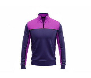 Custom Teamwear Quarter Zip <b>Jacket</b> Manufacturer <b>Men</b> Women Youth Sportswear Quick Dry Team <b>Pullover</b> - Product Image 3