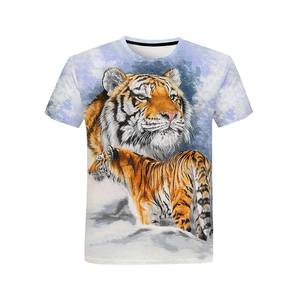 T-shirts en polyester 100% en gros, haute qualité, t-shirts en maille pour hommes, sublimation personnalisée, t-shirts de Noël - Product Image 2