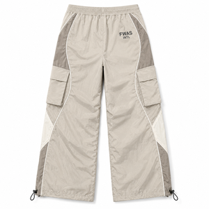Pantalones cargo de cintura baja con cordón para mujer, pantalones deportivos holgados de nailon, pantalones cortavientos tipo paracaídas, pantalones para hombre - Product Image 3