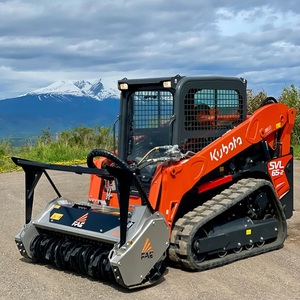 High Quality Diesel Kubota Skid Steer Forestry Mulcher <b>Hydraulic</b> PLC Brush <b>Cutter</b> Attachment Land Clearing Vegetation Management - Product Image 5