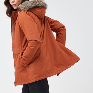 Parka longue d'automne unisexe pour homme, manteau chaud en peluche avec capuche, col montant, en toile 100% coton, rembourré, coupe-vent, réversible et respirant - Product Image 6