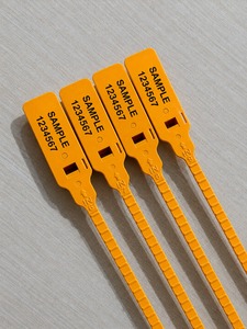 Sellos de Seguridad de Polietileno para Logística, Plástico/Polipropileno, Imprimibles con Logotipo de Empresa, Código de Barras y Código Digital - Product Image 1