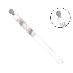 Pousse-cuticules conique en acier inoxydable à bord creux pour manucure et pédicure, outils d'art des ongles - Product Image 4
