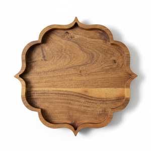 Handcrafted Acacia Wood Catchall <b>Tray</b> 11 Inch – Wooden Serving, Decorative <b>Tray</b>, <b>Vanity</b> Organizer, Ottoman <b>Tray</b>, By NS Overseas - Product Image 1