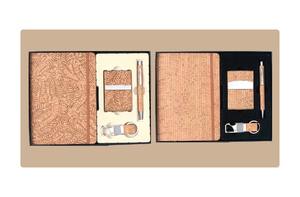 High on Demand Stylish PU Leather <b>Personalized</b> Promotional Gift Kit Diary Bottle <b>Keychain</b> Digital Printing for Business Events - Product Image 3