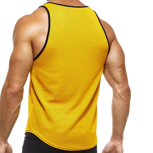 Men Cotton Workout Tank Top Casual Style Wholesale Active Wear for Running Jogging Muscle Custom Logo Back <b>Cheap</b> Rate - Product Image 4