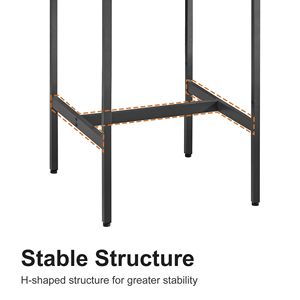 Set Tavolo da Bar Quadrato Stile Industriale con 2 Sedie da Bar, Tavolo Salvaspazio per Colazione in Cucina, Arredamento per Sala da Pranzo e Sala Banchetti - Product Image 2