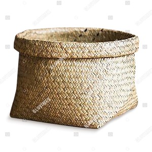 New Arrival Eco-Friendly Rustic Seagrass Decorative Basket Handmade Multifunction Storage Organizer for Laundry Storage - Product Image 5