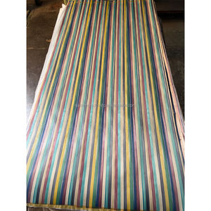 Placage de cyprès japonais Hinoki IRODORITAI teinté arc-en-ciel haute pression breveté, design japonais, texture lisse, coupé en tranches, 2000 mm - Product Image 6