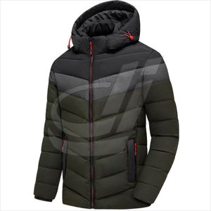 OEM-chaqueta acolchada impermeable para hombre, informal, personalizada, para invierno, venta al por mayor - Product Image 5