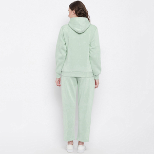 Women Tracksuit Casual <b>Set</b> Cheap Price Custom Logo Hoodies And Pants Low Cost Factory Bulk Activewear Supply - Product Image 2