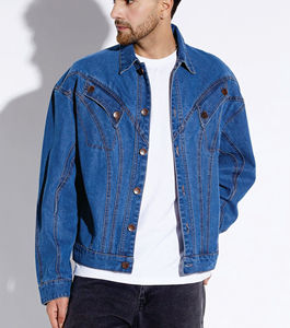 Men's Denim <b>Jacket</b> Casual Windproof Turn-down Collar Winter <b>Jacket</b> 100% Cotton OEM/ODM Customization Supported Trucker <b>Jacket</b> - Product Image 3