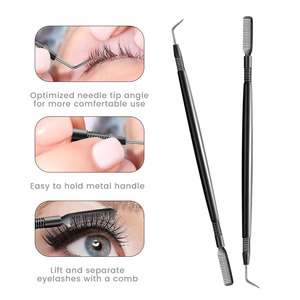 Outils de rehaussement de cils Plasma Black en acier inoxydable avec logo personnalisé, outil de rehaussement de cils et peigne pour vos cils par Bahasa Pro - Product Image 5