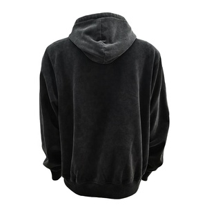 Sudadera con Capucha Extra Grande para Hombre, Color Sólido, Felpa de Algodón, Diseño Casual con Bolsillos, Ropa de Otoño, Corte Regular, Tejido de Punto, Manga Larga - Product Image 6