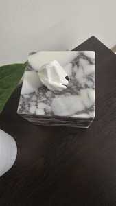 NEHA ENTERPRISES Modern Marble Tissue <b>Paper</b> <b>Box</b> Holder Premium Decorative Tissue <b>Storage</b> Case for Home Decoration - Product Image 3