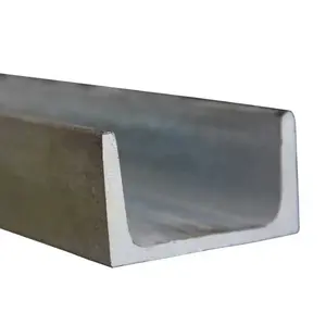 U-Kanal Stahl ASTM A573 25 # U-Sektion geformte Stahlkanäle für Maschinenherstellung U-Sektion geformter Stahl