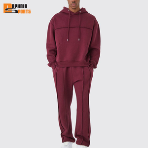 Conjuntos Deportivos de Hombre 100% Algodón, Hombros Caídos, Manga Larga, Forro Polar Cálido, Transpirables, Tallas Grandes Disponibles, Gran Venta - Product Image 1